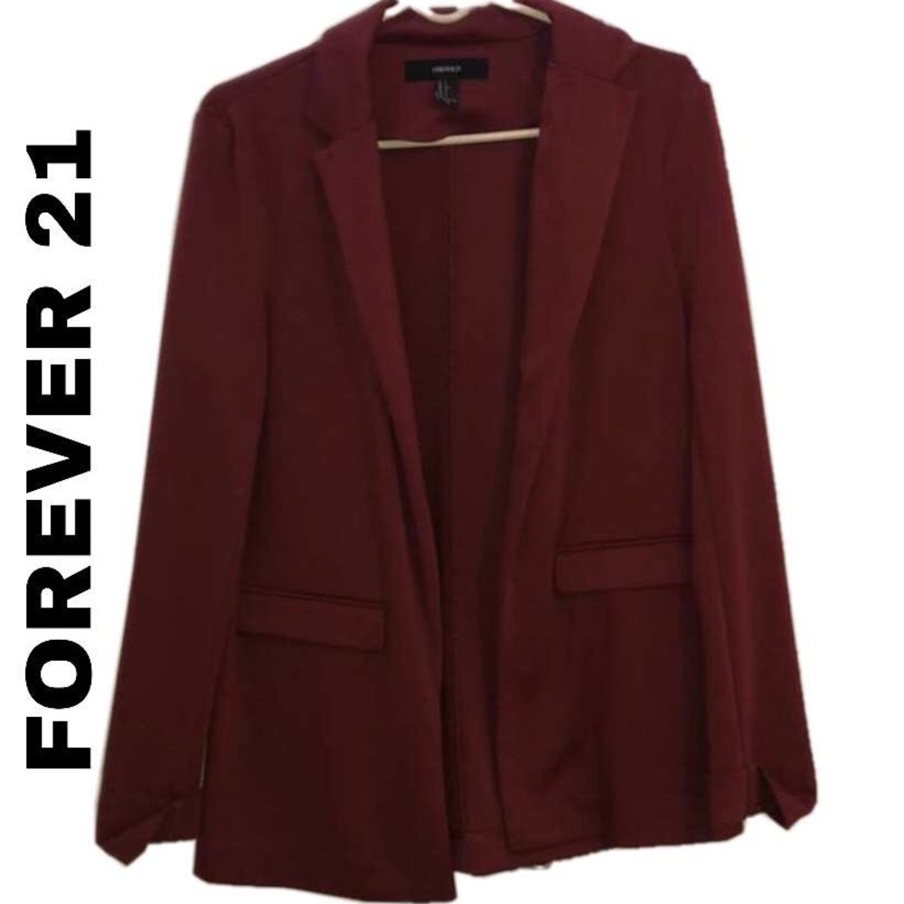 Cuffed Knit Blazer